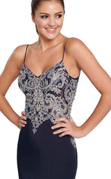 9 of 12 Ellie Wilde EW119168 Navy-Blue-Silver