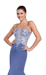 8 of 12 Ellie Wilde EW119168 Periwinkle/Silver