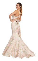 5 of 12 Ellie Wilde EW119170 Pink/Gold