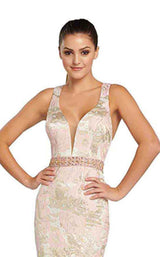 7 of 12 Ellie Wilde EW119170 Pink/Gold