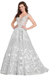 1 of 6 Ellie Wilde EW119183 Silver/White