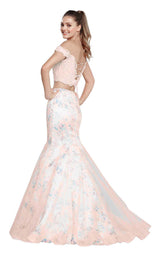 9 of 18 Ellie Wilde EW119192 Pink Multi