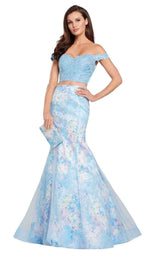 1 of 18 Ellie Wilde EW119192 Blue Multi