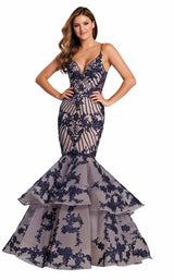 3 of 8 Ellie Wilde EW120027 Navy Blue