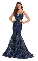 2 of 8 Ellie Wilde EW120028 Navy Blue