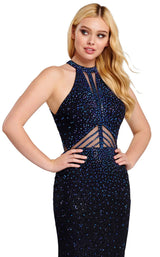 8 of 10 Ellie Wilde EW120035 Navy Blue