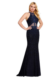 3 of 10 Ellie Wilde EW120035 Navy Blue