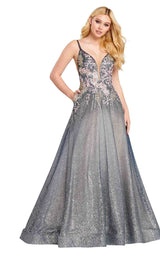 1 of 6 Ellie Wilde EW120043 Slate-Multi