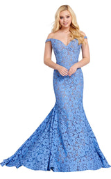 1 of 4 Ellie Wilde EW120048 Periwinkle