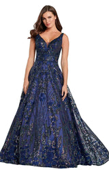 4 of 10 Ellie Wilde EW120054 Navy Blue