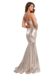 2 of 4 Ellie Wilde EW120056 Petal-Silver