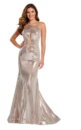 1 of 4 Ellie Wilde EW120056 Petal-Silver