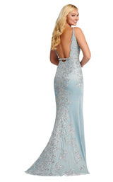 4 of 8 Ellie Wilde EW120062 Aqua-Silver