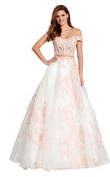 3 of 8 Ellie Wilde EW120065 Blush Multi