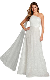 2 of 8 Ellie Wilde EW120067 White-Silver