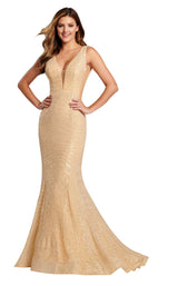 3 of 10 Ellie Wilde EW120068 Light Gold