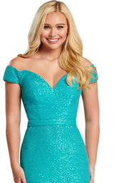 7 of 8 Ellie Wilde EW120070 Turquoise