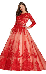 3 of 8 Ellie Wilde EW120078 Red-Nude