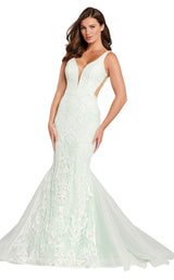 2 of 8 Ellie Wilde EW120079 Ivory-Mint