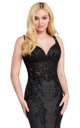 3 of 4 Ellie Wilde EW120080 Black-Pewter