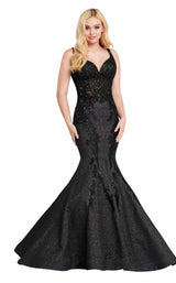 1 of 4 Ellie Wilde EW120080 Black-Pewter