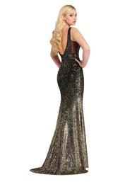 2 of 4 Ellie Wilde EW120081 Black/Gold