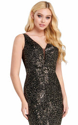 3 of 4 Ellie Wilde EW120081 Black/Gold