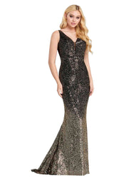 1 of 4 Ellie Wilde EW120081 Black/Gold