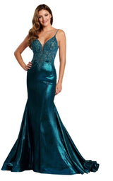 4 of 12 Ellie Wilde EW120095 Teal