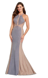 2 of 8 Ellie Wilde EW120096 Gray-Rose-Gold