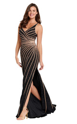 2 of 8 Ellie Wilde EW120098 Black-Rose-Gold