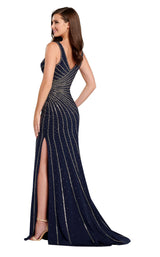 4 of 8 Ellie Wilde EW120098 Navy-Blue-Gunmetal