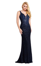 1 of 8 Ellie Wilde EW120100 Navy Blue