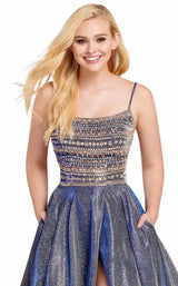 4 of 6 Ellie Wilde EW120106 Navy-Blue-Gold