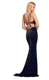 2 of 4 Ellie Wilde EW120112 Navy-Rose-Gold