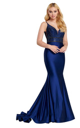 2 of 10 Ellie Wilde EW120117 Navy Blue