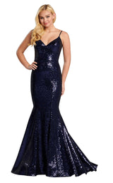 3 of 8 Ellie Wilde EW120138 Navy Blue