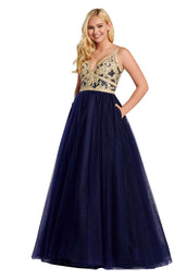 2 of 6 Ellie Wilde EW120140 Navy Blue