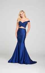 5 of 8 Ellie Wilde EW121002 Dress Navy-Blue