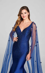 5 of 5 Ellie Wilde EW121007 Dress Navy-Blue