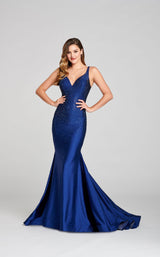 2 of 5 Ellie Wilde EW121007 Dress Navy-Blue
