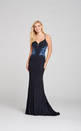 1 of 4 Ellie Wilde EW121008 Dress Navy-Blue
