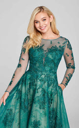 7 of 8 Ellie Wilde EW121013 Dress Emerald