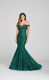 1 of 3 Ellie Wilde EW121014 Dress Emerald