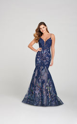 2 of 4 Ellie Wilde EW121015 Dress Navy-Blue