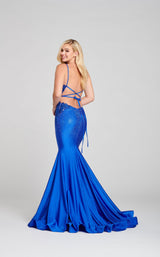 5 of 6 Ellie Wilde EW121018 Dress Royal-Blue