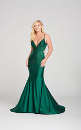 1 of 6 Ellie Wilde EW121018 Dress Emerald