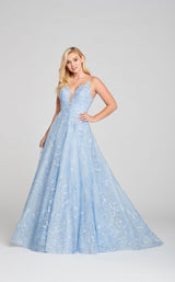 1 of 8 Ellie Wilde EW121023 Dress Powder-Blue