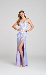 1 of 3 Ellie Wilde EW121024 Dress Iridescent-Orchid