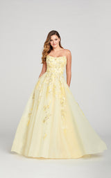 3 of 5 Ellie Wilde EW121027 Dress Light-Yellow